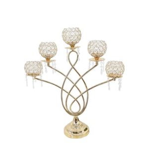 Chandelier cristal 5 branches