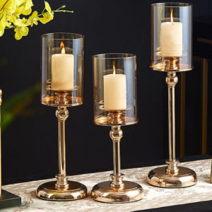 Bougeoir mariage doré