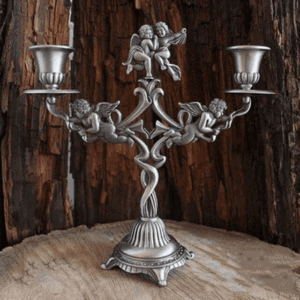 Chandelier ange bronze